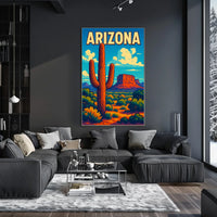 Arizona Desert Landscape Poster