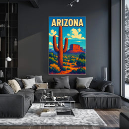 Arizona Desert Landscape Poster
