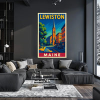 Lewiston, Maine Poster