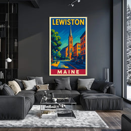 Lewiston, Maine Poster
