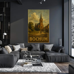 Bochum Church Scene Poster