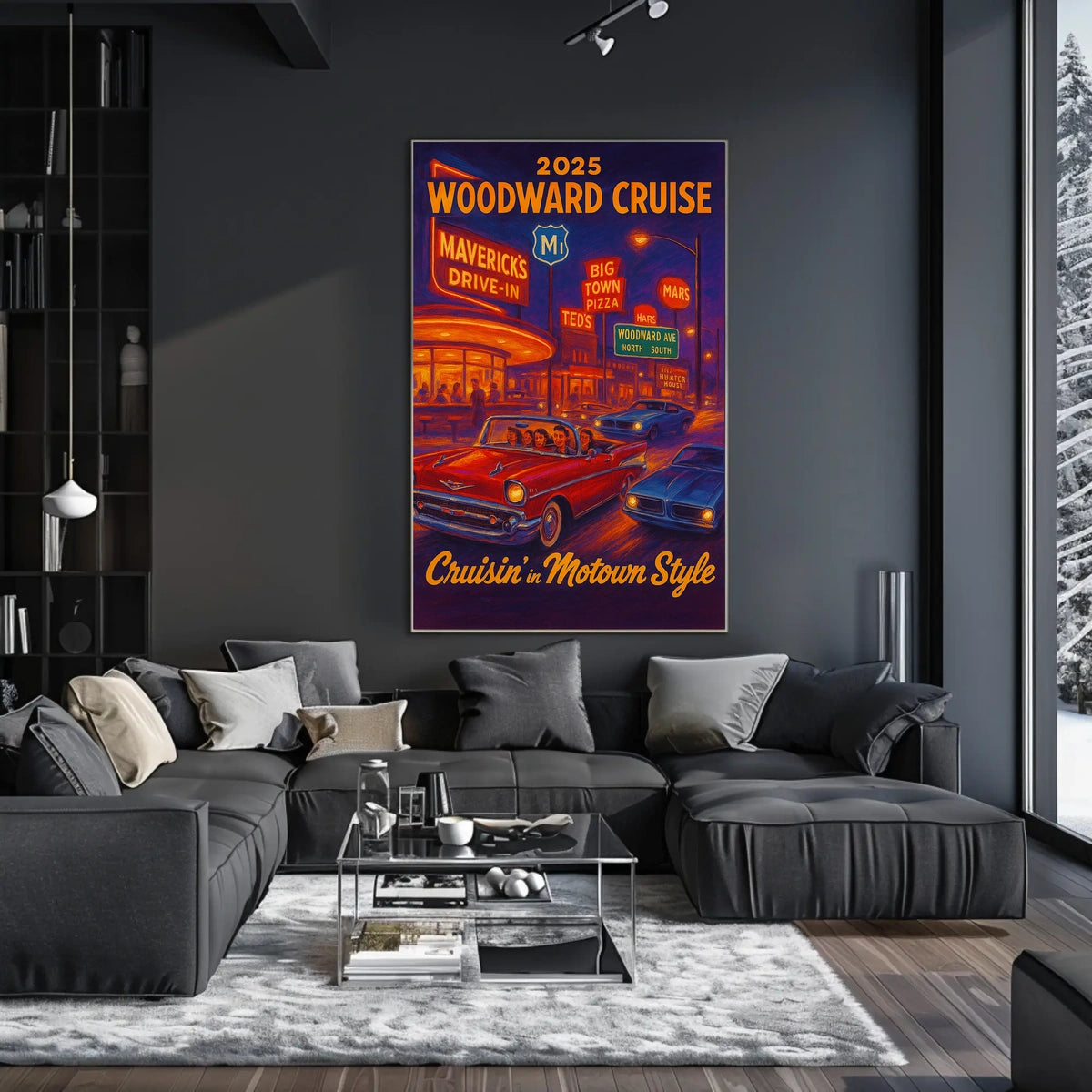 2025 Woodward Cruise Poster