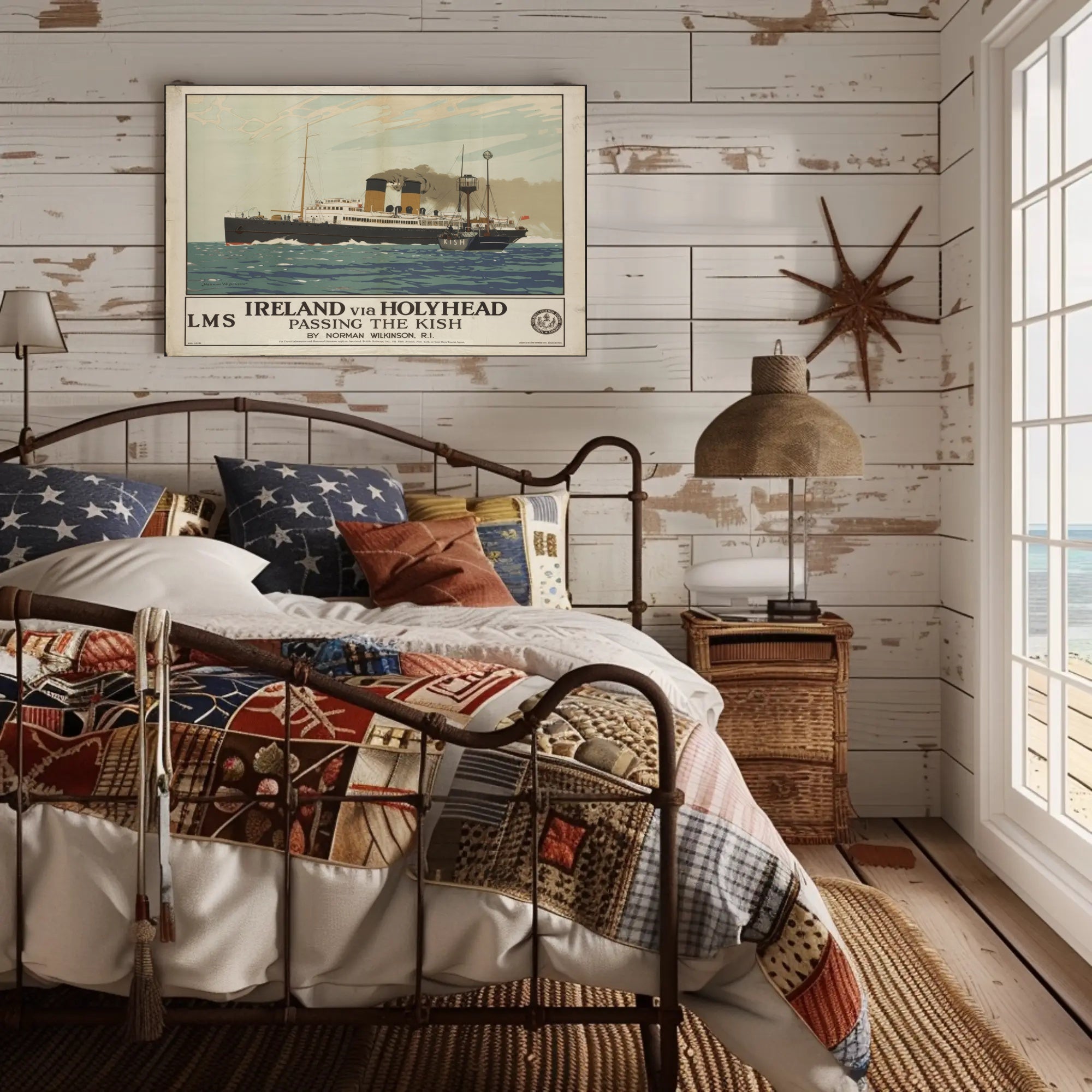 Vintage Maritime Adventure Poster PosterGoat