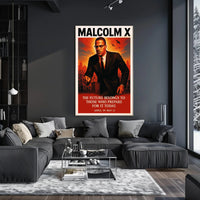 Malcolm X Vision for the Future Poster PosterGoat