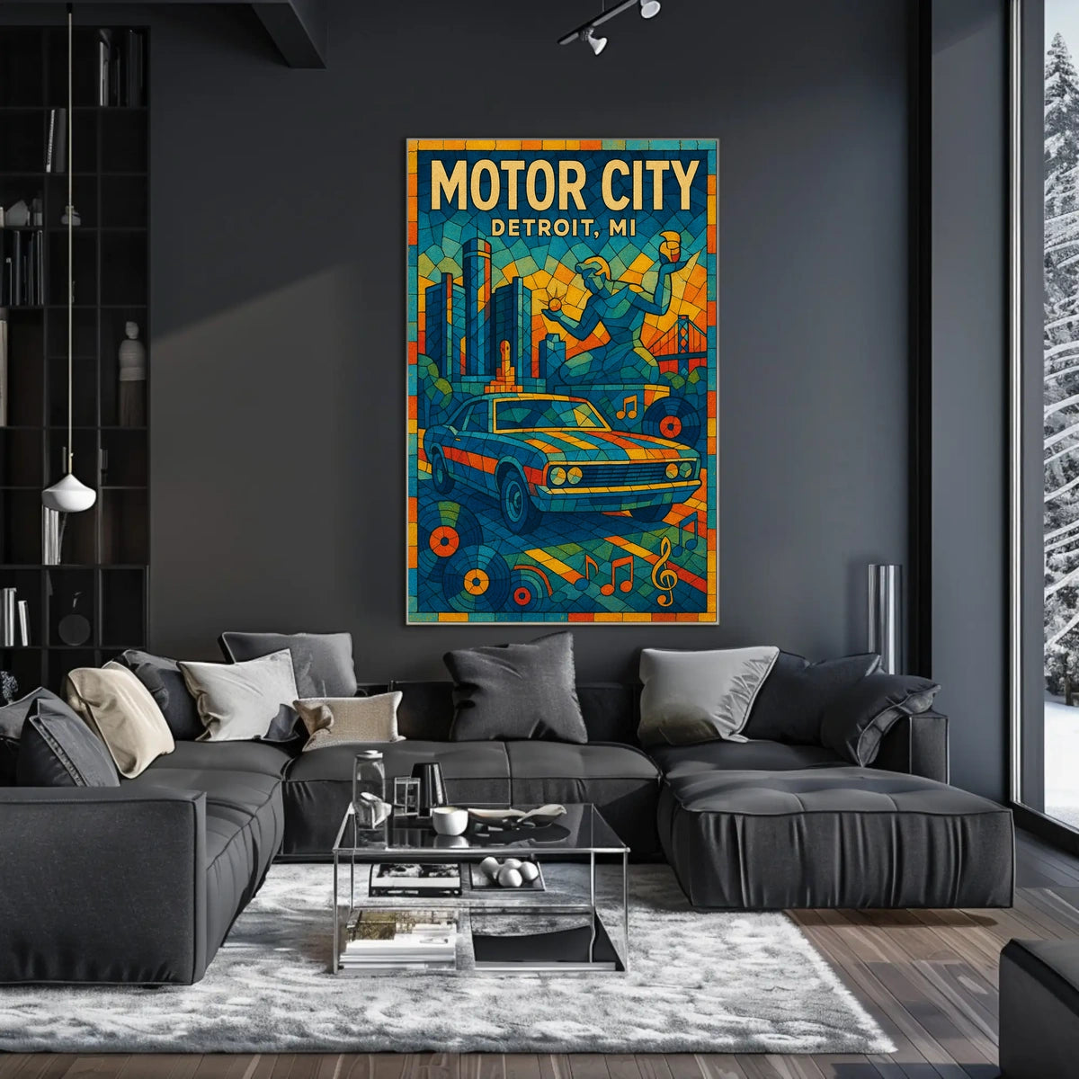 Motor City Detroit, MI Poster