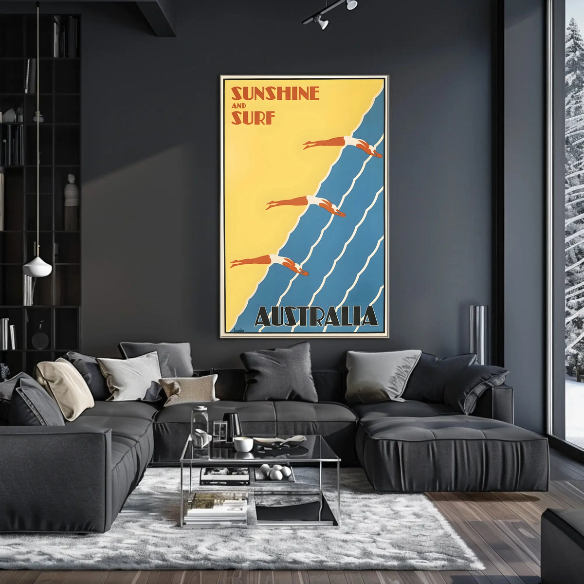 Sunshine And Surf Australia Poster
