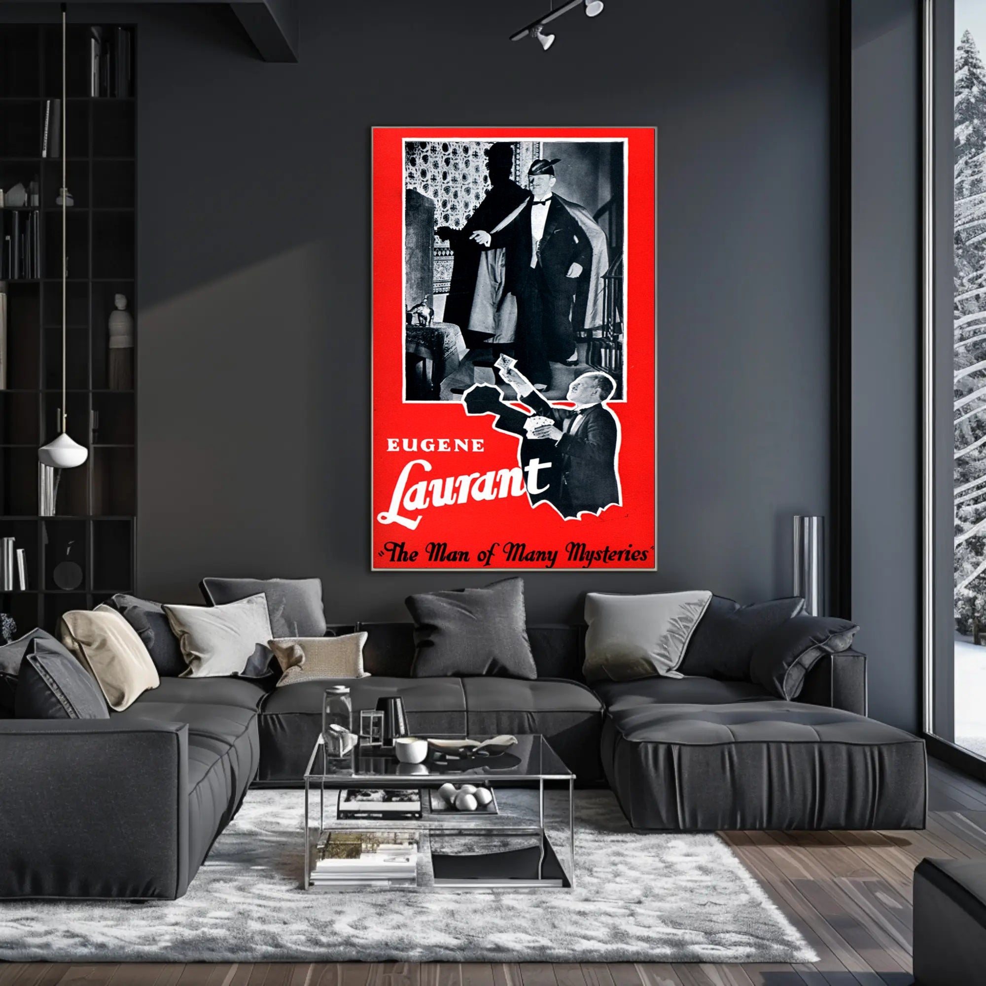 Eugene Laurant Magician Vintage Magic Show Poster Artistic Poster