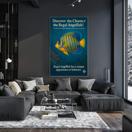 Discover the Charm of the Regal Angelfish Poster