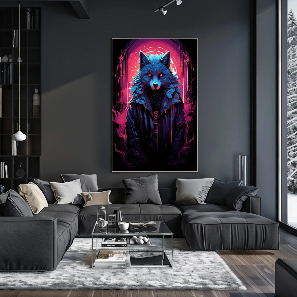 The Enigmatic Wolf Poster