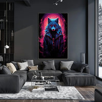 The Enigmatic Wolf Poster