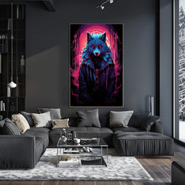 The Enigmatic Wolf Poster