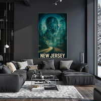 New Jersey Skyline Poster