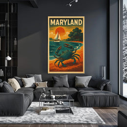 Maryland Coastal Charm Poster