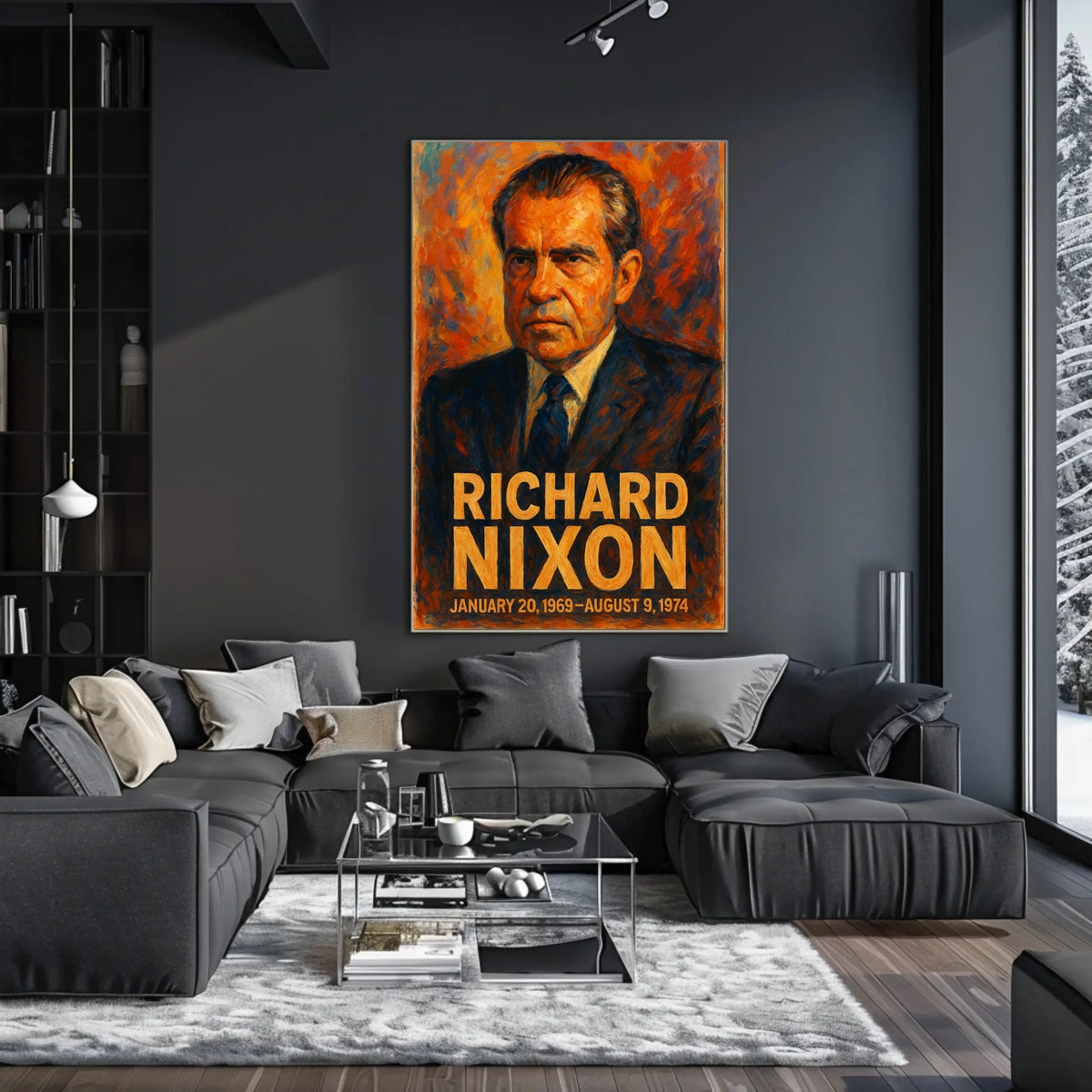 Richard Nixon Presidential Portrait Poster