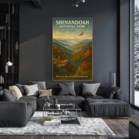 Shenandoah National Park Serene Autumn Scene National Park Poster