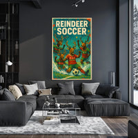 Reindeer Soccer Extravaganza Poster