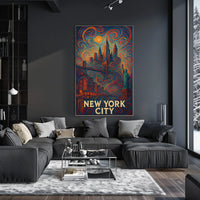 New York City A Vibrant Metropolis Poster