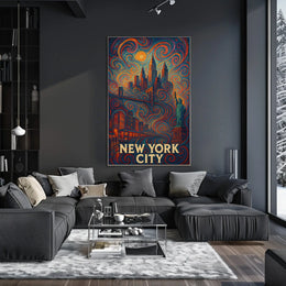 New York City A Vibrant Metropolis Poster