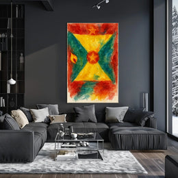 Vibrant Abstract Flag Poster