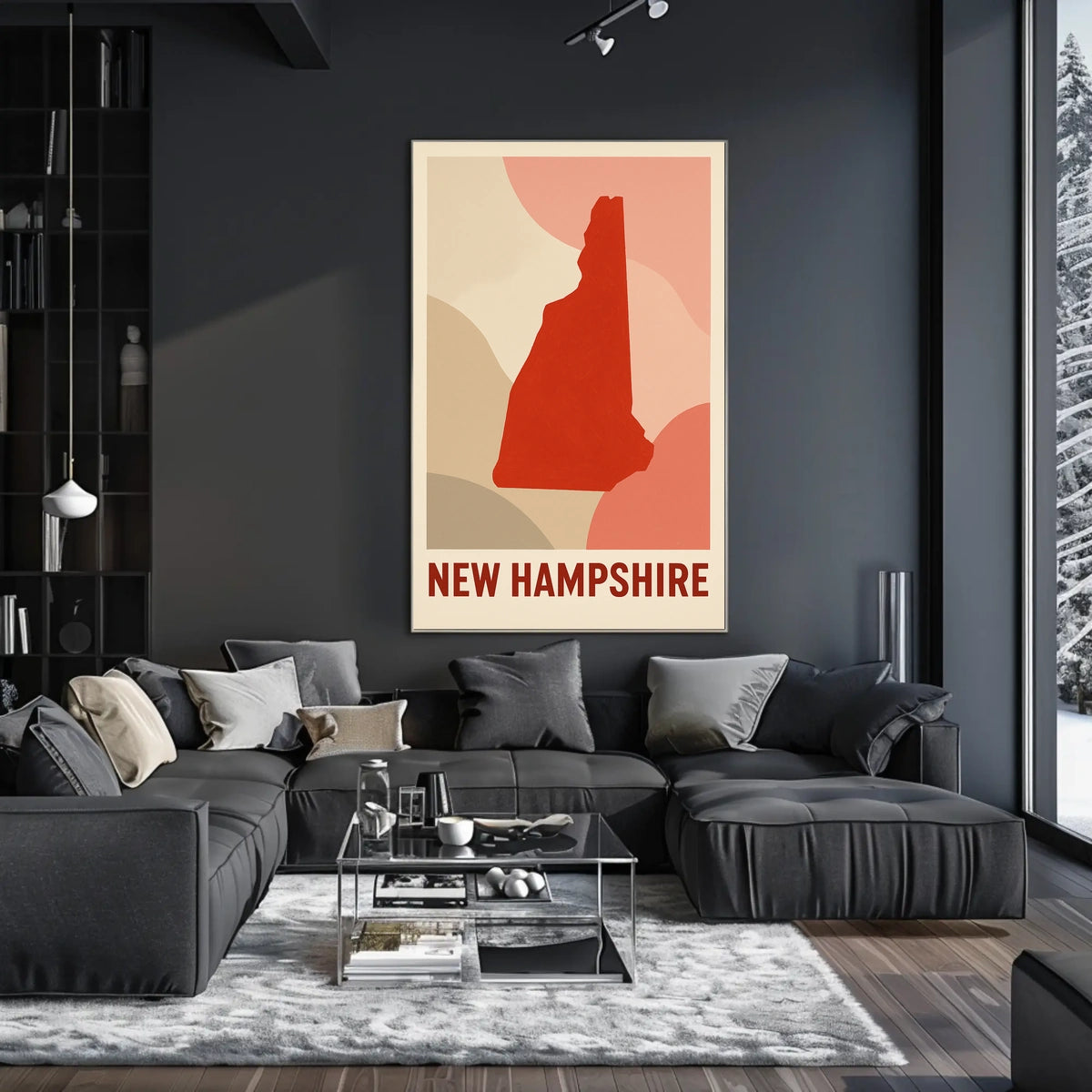 New Hampshire A Modern Tribute Poster