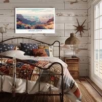 Grand Canyon Sunrise Landscape National Park Poster