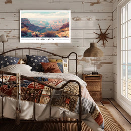 Grand Canyon Sunrise Landscape National Park Poster