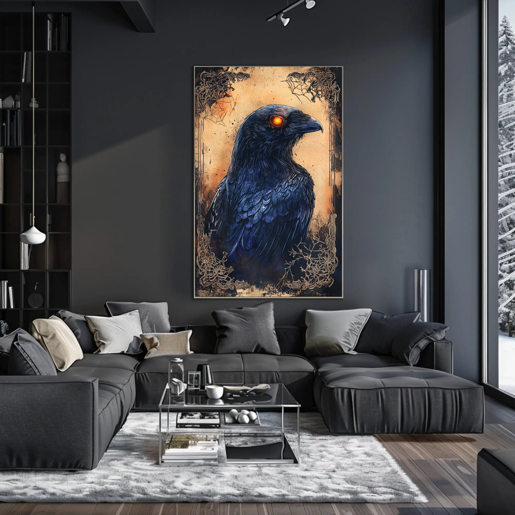 The Enigmatic Raven Poster