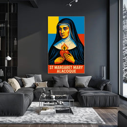 St. Margaret Mary Alacoque Poster