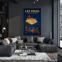 Las Vegas Vintage Travel Poster