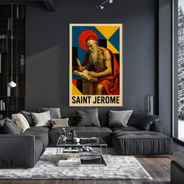 Saint Jerome Religious Art Poster