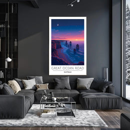 Great Ocean Road Scenic Travel Art Poster