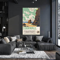 Cornwall Travel Promotion Poster