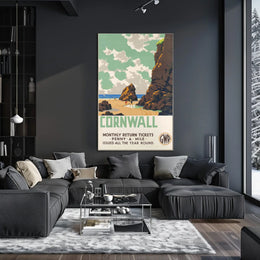 Cornwall Travel Promotion Poster