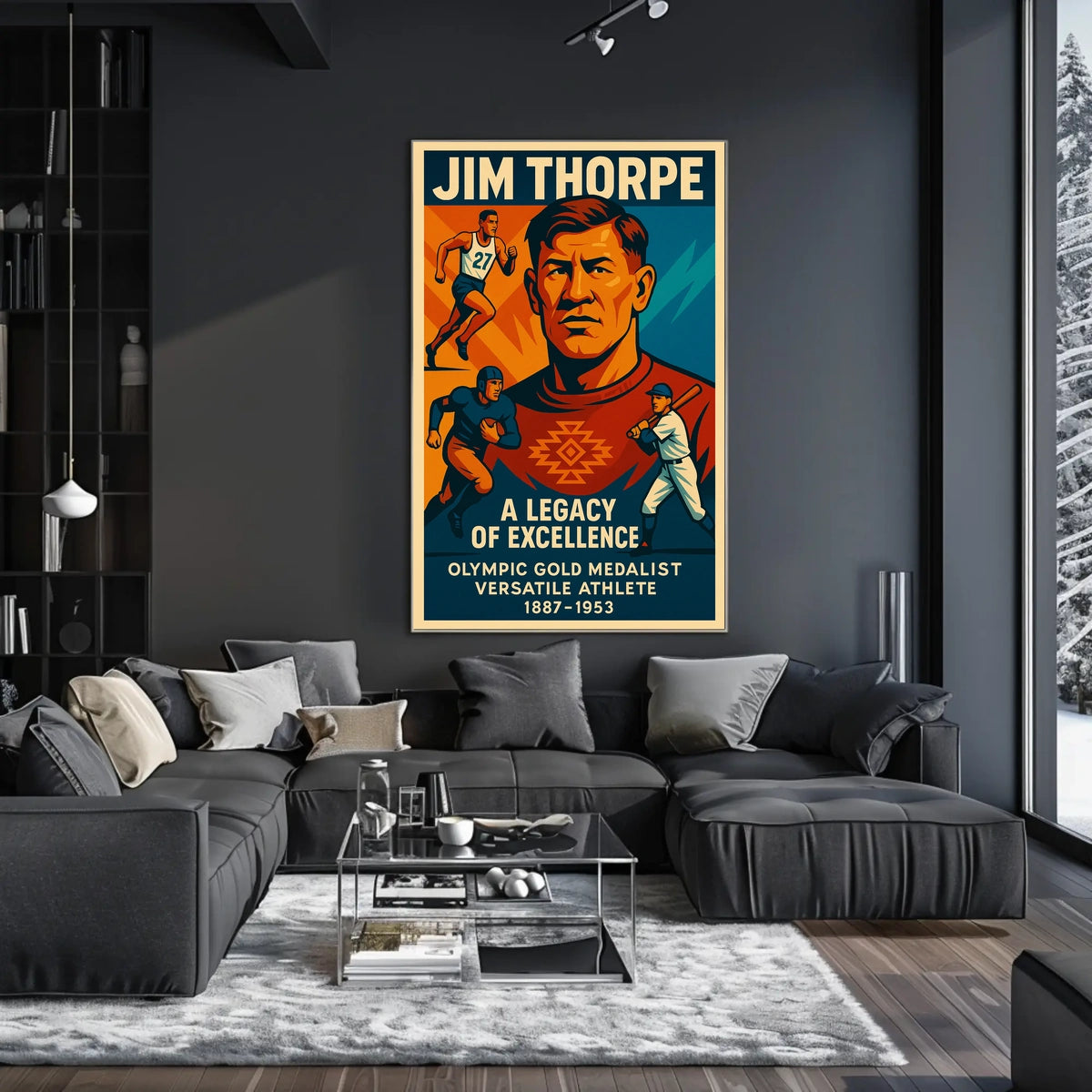 Jim Thorpe A Legacy of Excellence Poster