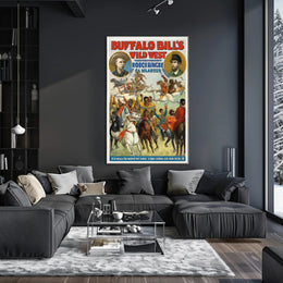 Buffalo Bill's Wild West Vintage Heritage Poster Print PosterGoat