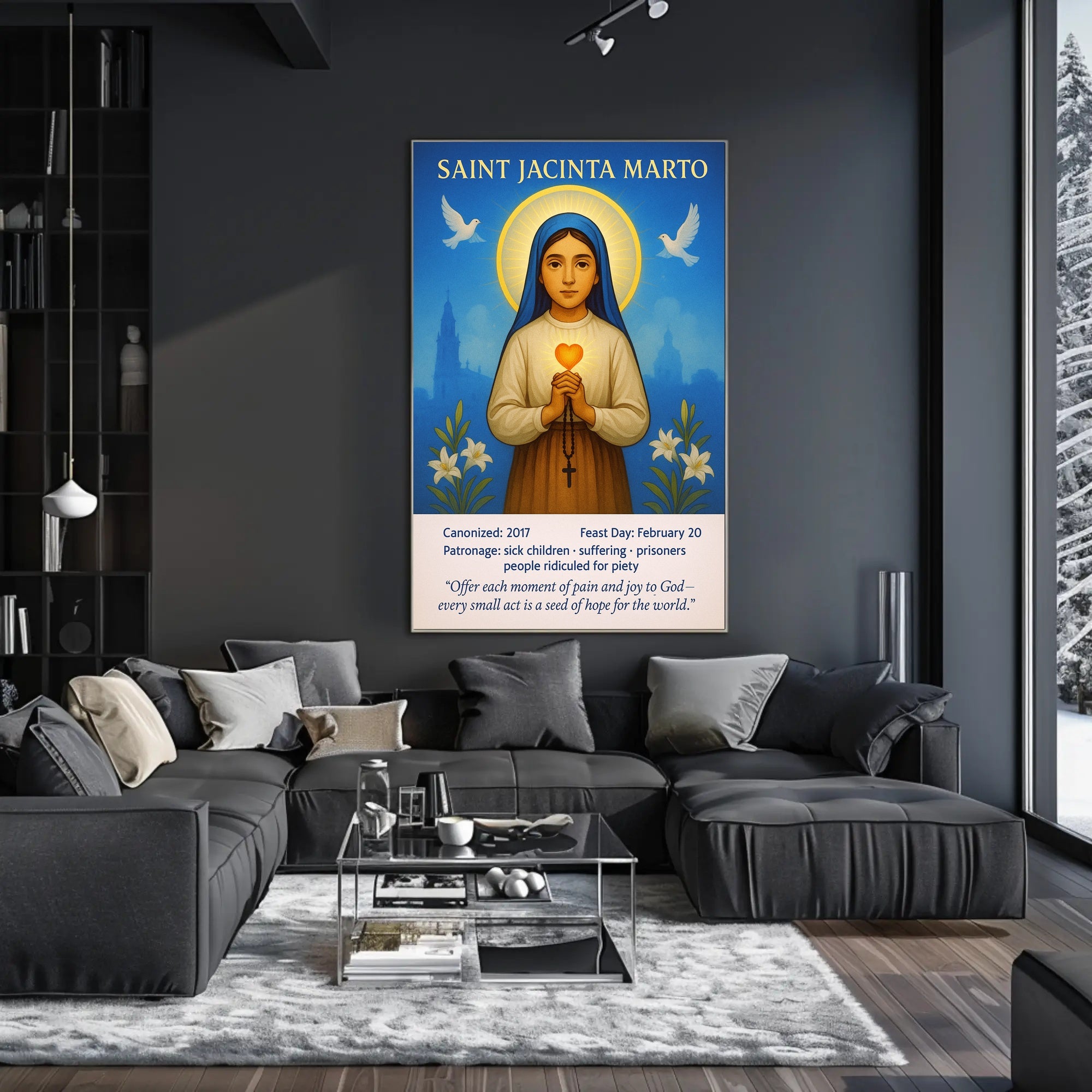 Saint Jacinta Marto Poster PosterGoat