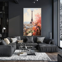 Eiffel Tower Modern Elegance in Paris Travel Poster