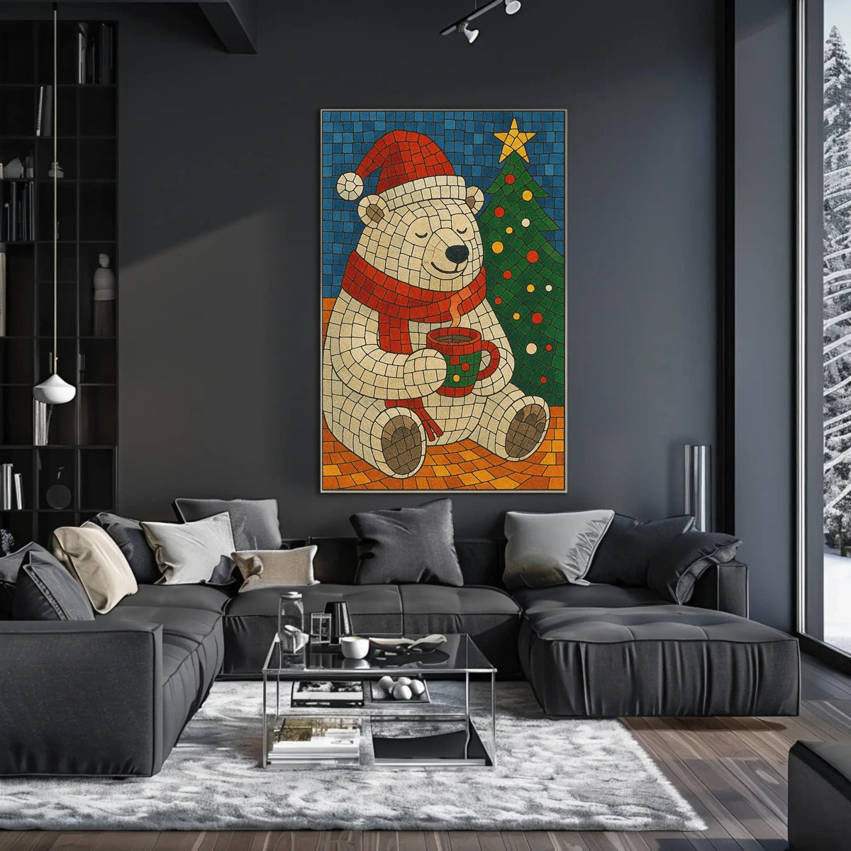 Polar Bear North Pole Poster