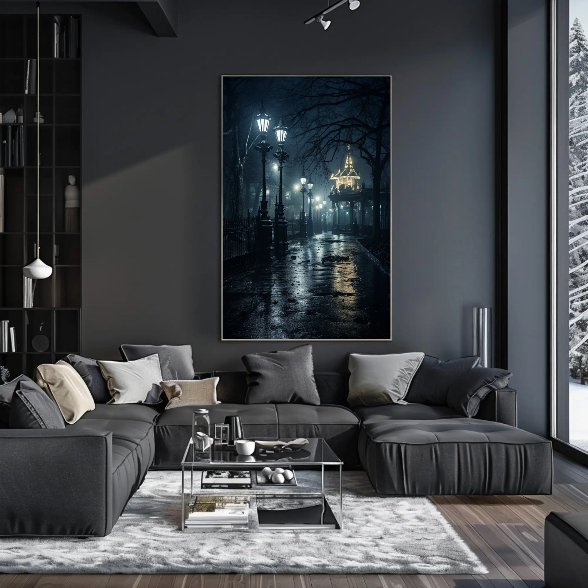 Enchanted Evening Stroll Poster