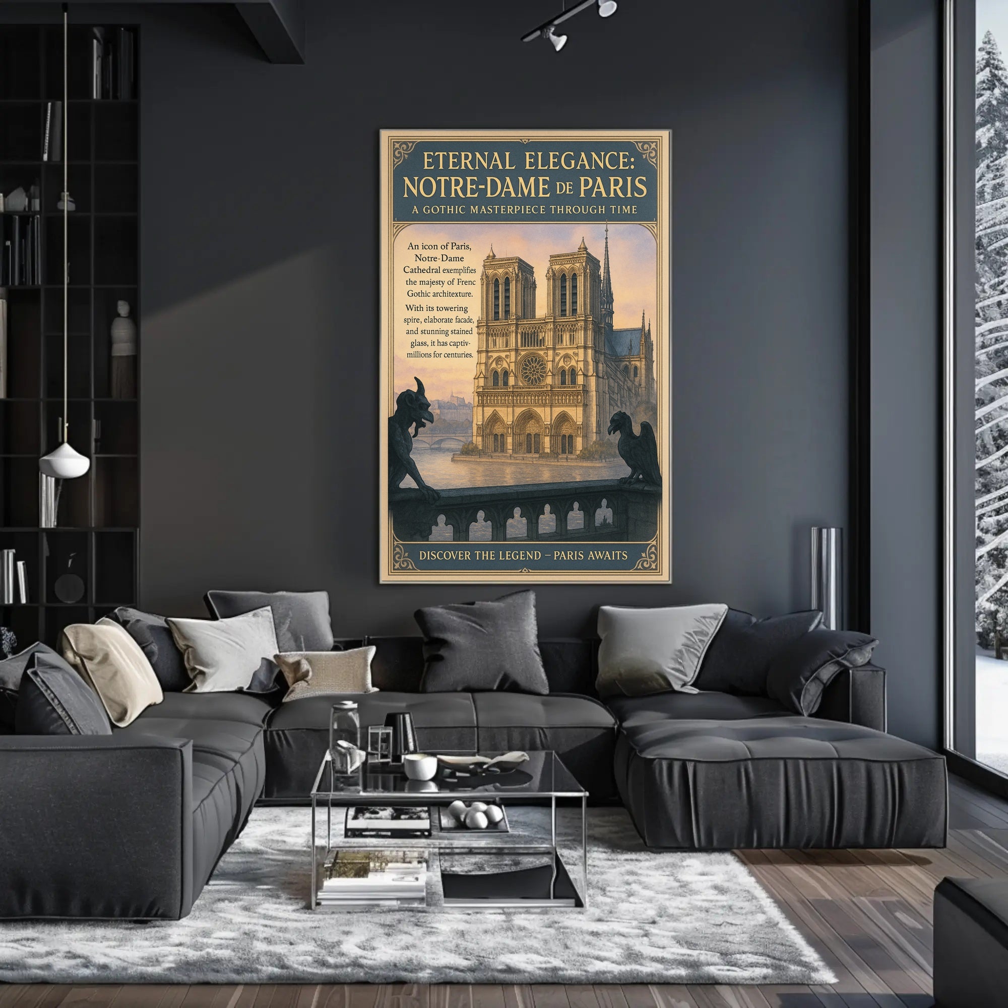 Eternal Elegance: Notre-Dame de Paris Poster PosterGoat