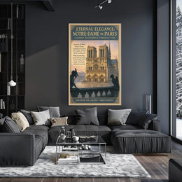 Eternal Elegance: Notre-Dame de Paris Poster PosterGoat