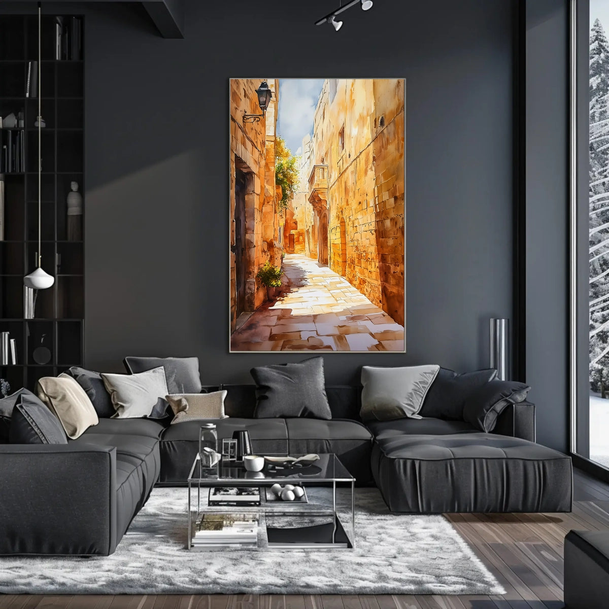 Malta Mdina Silent City Street Poster