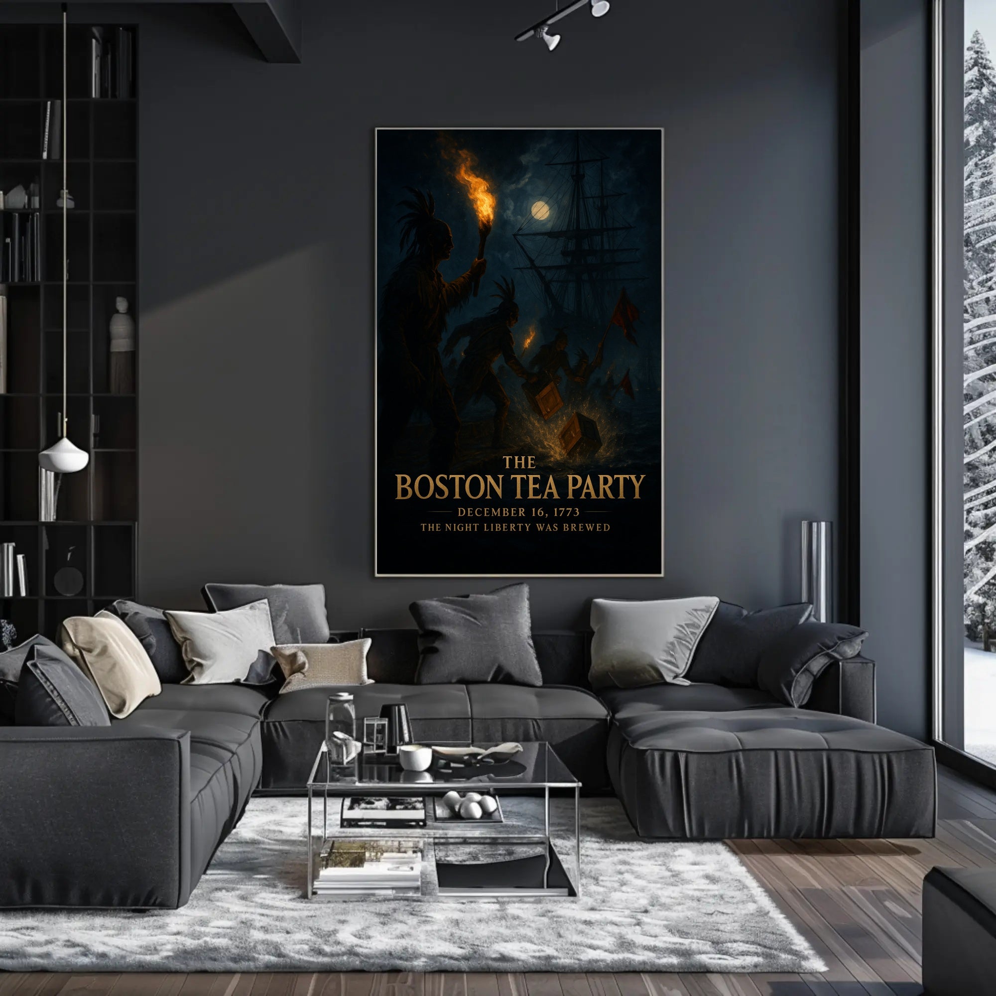 The Boston Tea Party Poster PosterGoat