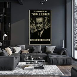 Lyndon B. Johnson 36Th President Poster