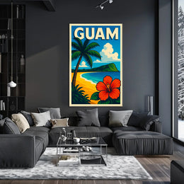 Tropical Escape to Guam Poster
