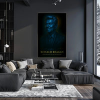 Ronald Reagan Vintage Poster Wall Art PosterGoat