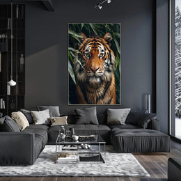 Majestic Tiger in the Wild Art Print Poster PosterGoat