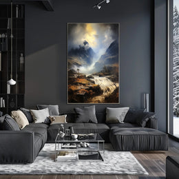 Majestic Mountain Landscape Poster