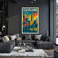 Cleveland Skyline Poster