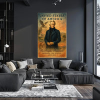 PUNITED ‘ATES Satirical American Culture Poster